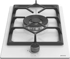 Wiggo WH-G331RD(W) Inbouw Gaskookplaat - 30 cm - Wit
