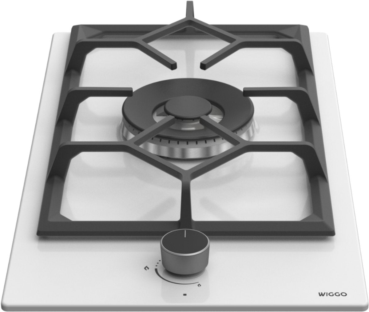Wiggo WH-G331RD(W) Inbouw Gaskookplaat - 30 cm - Wit