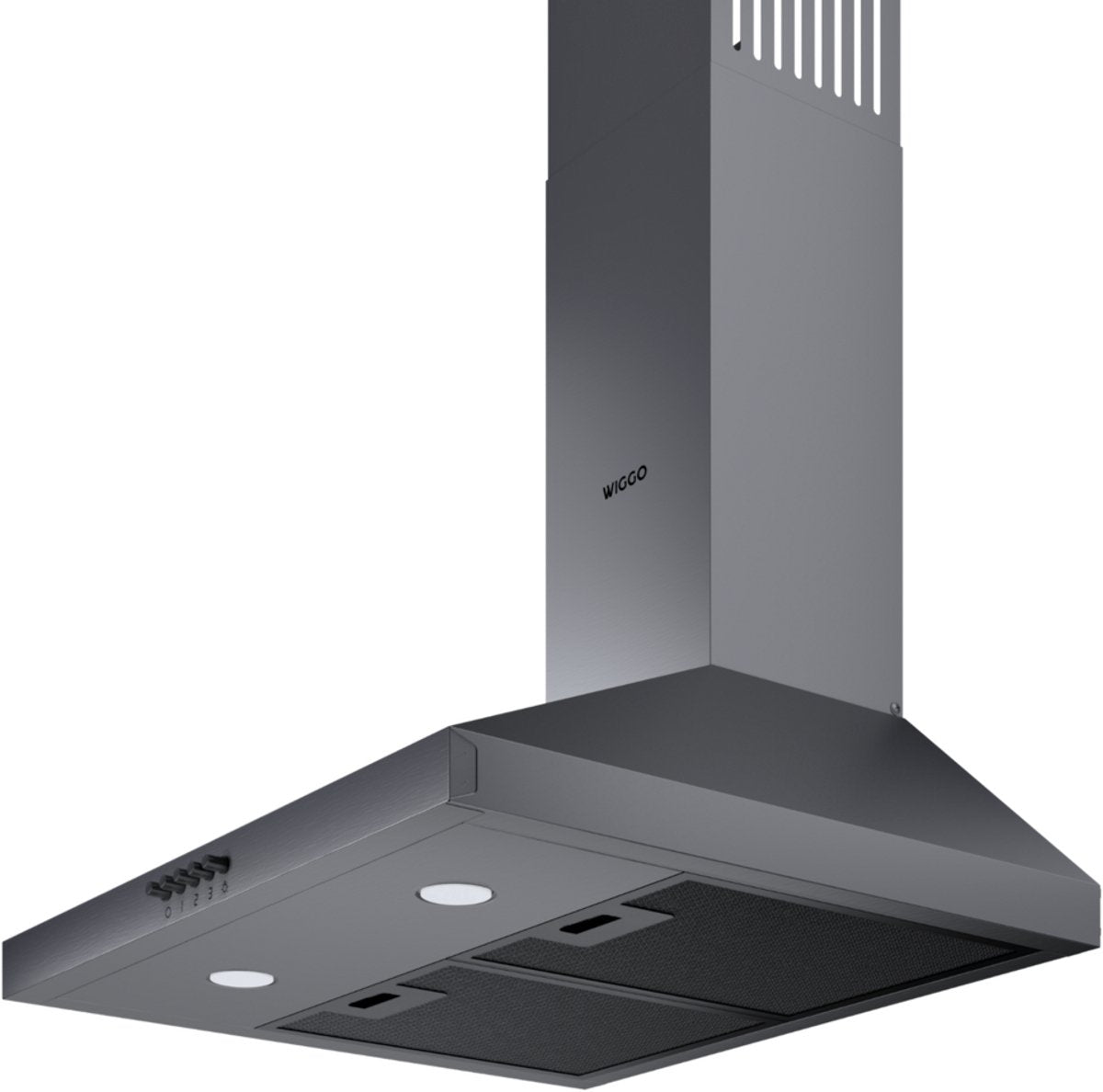 Wiggo WE-A530P(G) Wandschouw Afzuigkap - 50 cm - Grijs