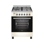 Wiggo WO-E639R(CX) Vrijstaande Gasfornuis - 60 cm - Creme