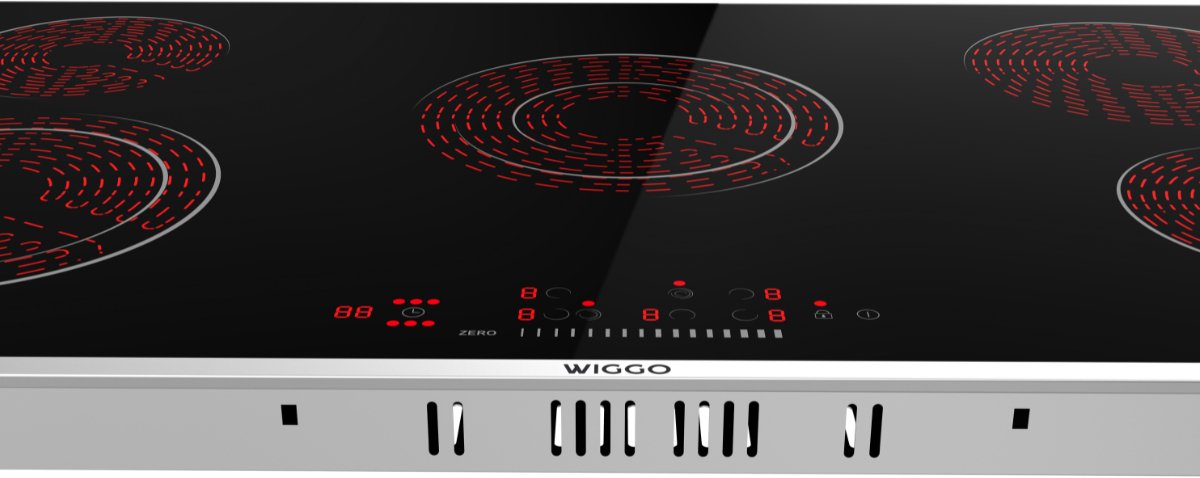 Wiggo WH-E975GC(B) Inbouw Keramische Kookplaat - 60 cm - Zwart