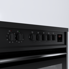 Wiggo WIO-E921A(BB) Vrijstaande Inductiefornuis - 90 cm - Zwart