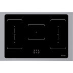 Wiggo WIO-E921A(BX) Vrijstaande Inductiefornuis - 90 cm - Zwart