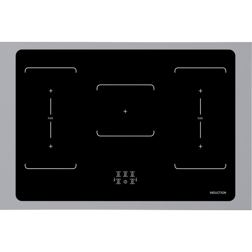 Wiggo WIO-E921A(BX) Vrijstaande Inductiefornuis - 90 cm - Zwart
