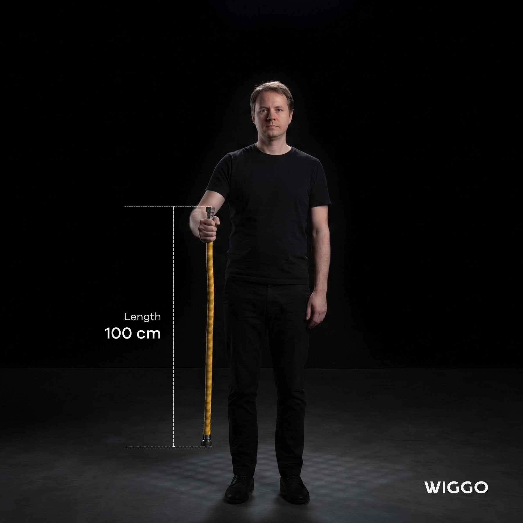 Wiggo W Eco 100 Gasslang - 100 cm - Geel