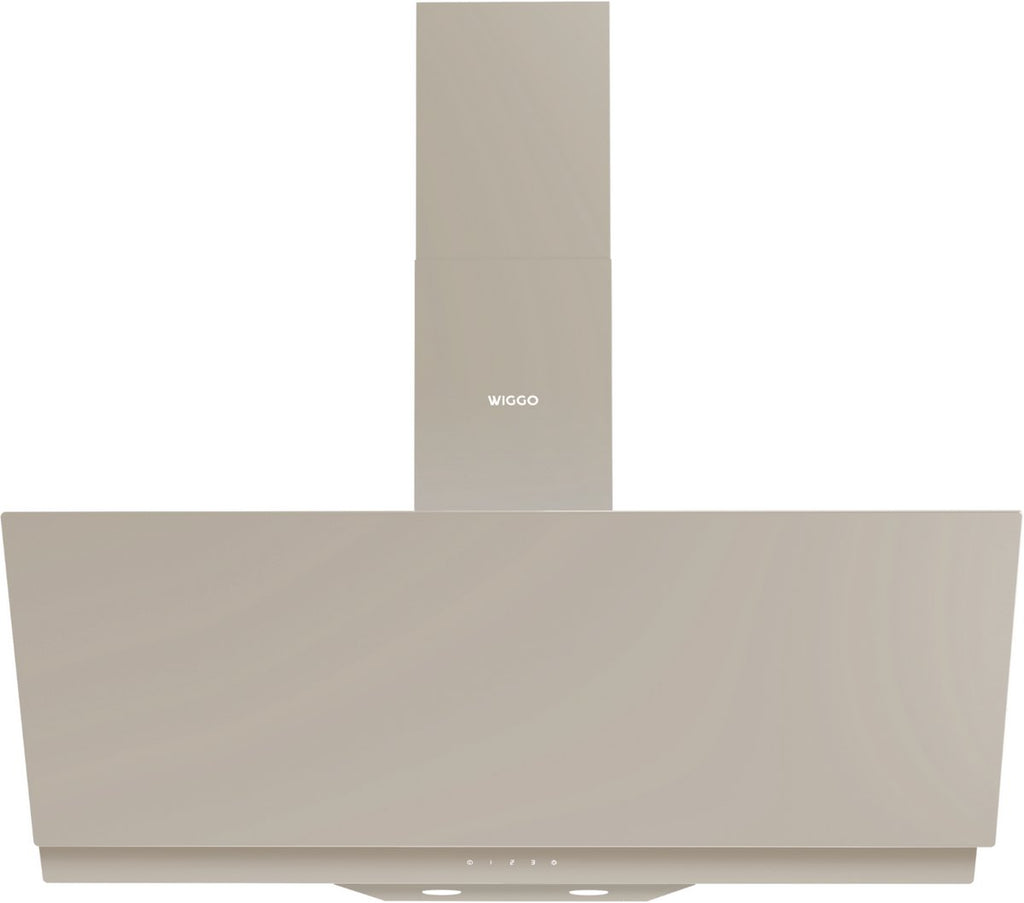 Wiggo WE-A942G(C) Schuine Afzuigkap - 90 cm - Creme