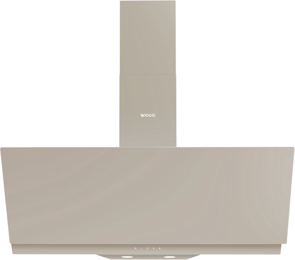 Wiggo WE-A942G(C) Schuine Afzuigkap - 90 cm - Creme