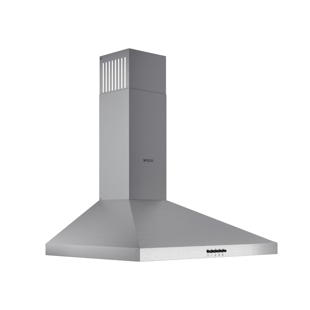 Wiggo WE-A630P(X) Wandschouw Afzuigkap - 60 cm - Roestvrijstaal