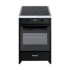 Wiggo WIO-E621A(BX) Vrijstaande Inductiefornuis - 60 cm - Zwart