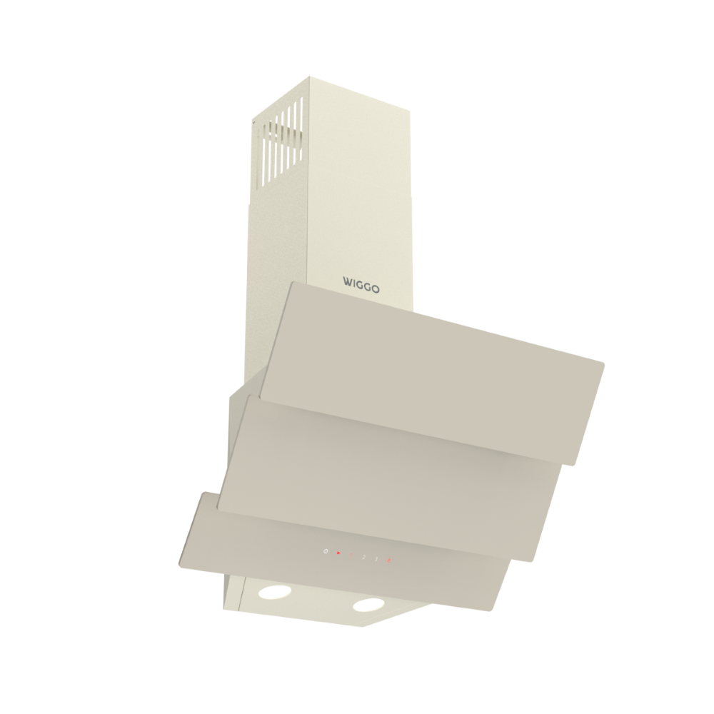 Wiggo WE-A533G(C) Schuine Afzuigkap - 50 cm - Creme