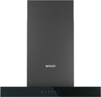 Wiggo WE-A641T(B) Wandschouw Afzuigkap - 60 cm - Zwart