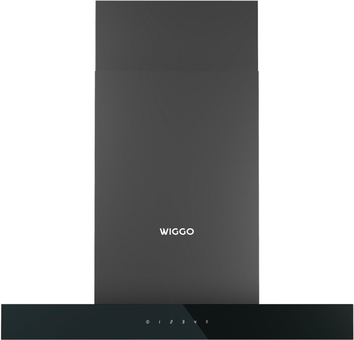 Wiggo WE-A641T(B) Wandschouw Afzuigkap - 60 cm - Zwart