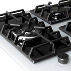 Wiggo WH-G935GR(W) Inbouw Gaskookplaat - 90 cm - Wit