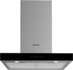 Wiggo WE-A641T(X) Wandschouw Afzuigkap - 60 cm - Roestvrijstaal