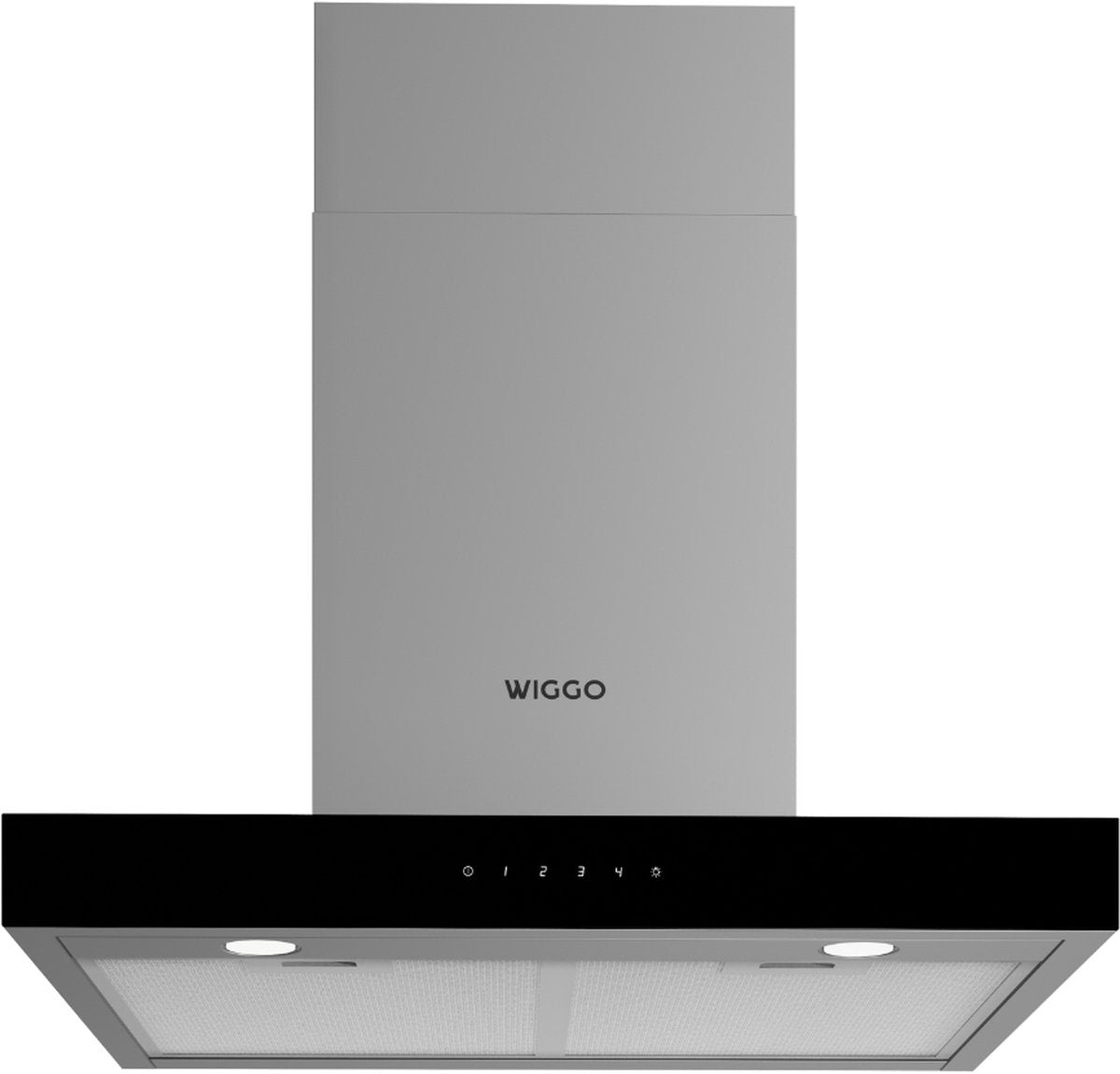Wiggo WE-A641T(X) Wandschouw Afzuigkap - 60 cm - Roestvrijstaal