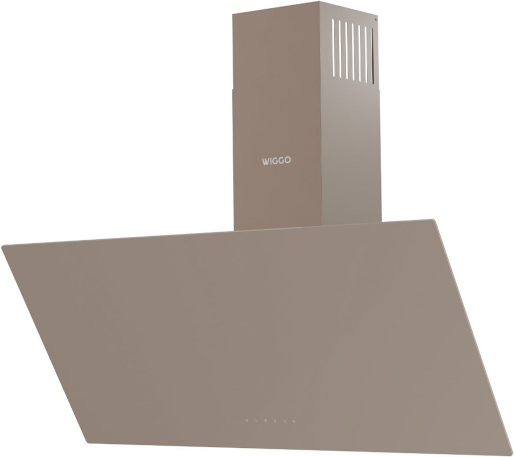Wiggo WE-A941G(C) Schuine Afzuigkap - 90 cm - Creme