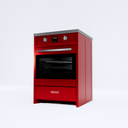 Wiggo WIO-E621A(RX) Vrijstaande Inductiefornuis - 60 cm - Rood