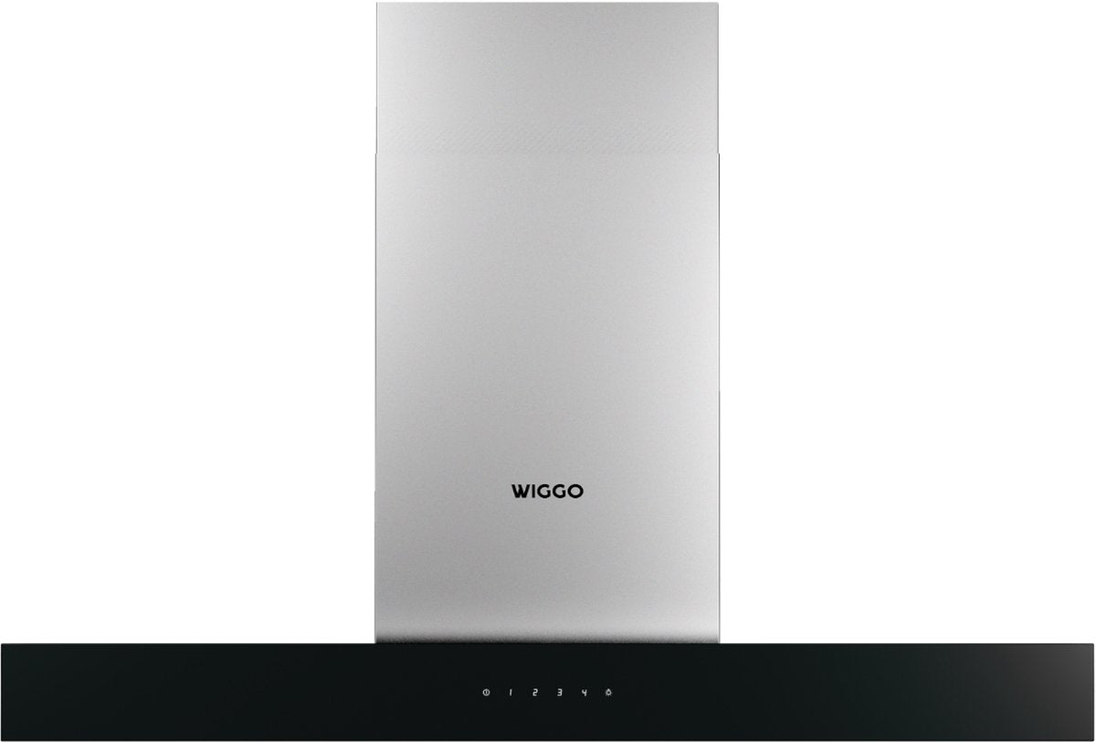 Wiggo WE-A941T(X) Wandschouw Afzuigkap - 90 cm - Roestvrijstaal
