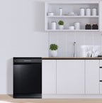 Wiggo WD-F6148B(DX) Vrijstaande Vaatwasser - 60 cm - Donker Roestvrijstaal