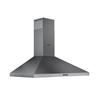 Wiggo WE-A930P(G) Wandschouw Afzuigkap - 90 cm - Grijs
