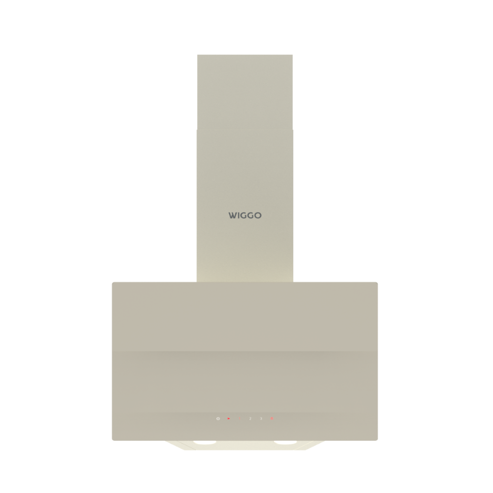 Wiggo WE-A533G(C) Schuine Afzuigkap - 50 cm - Creme