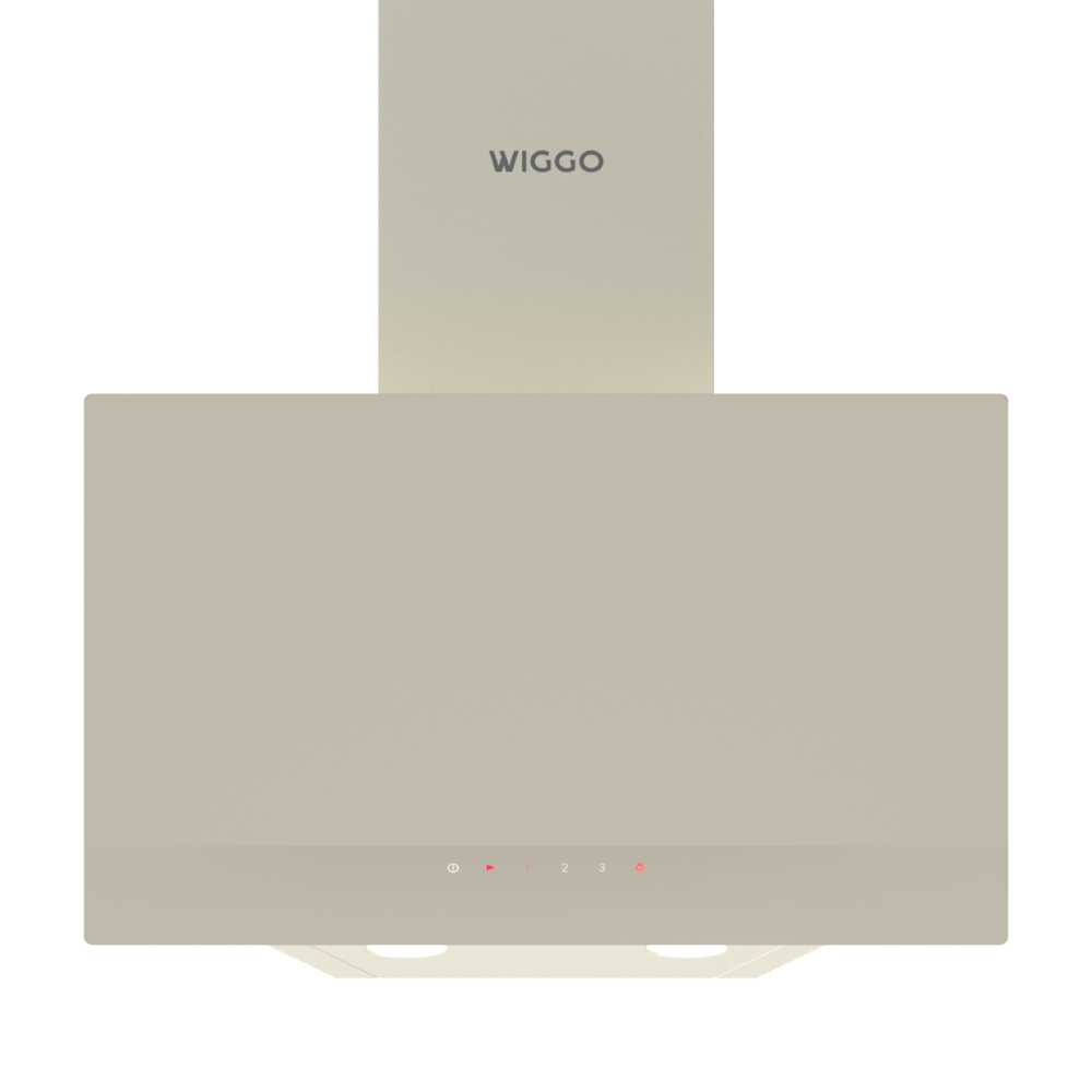Wiggo WE-A532G(C) Schuine Afzuigkap - 50 cm - Creme