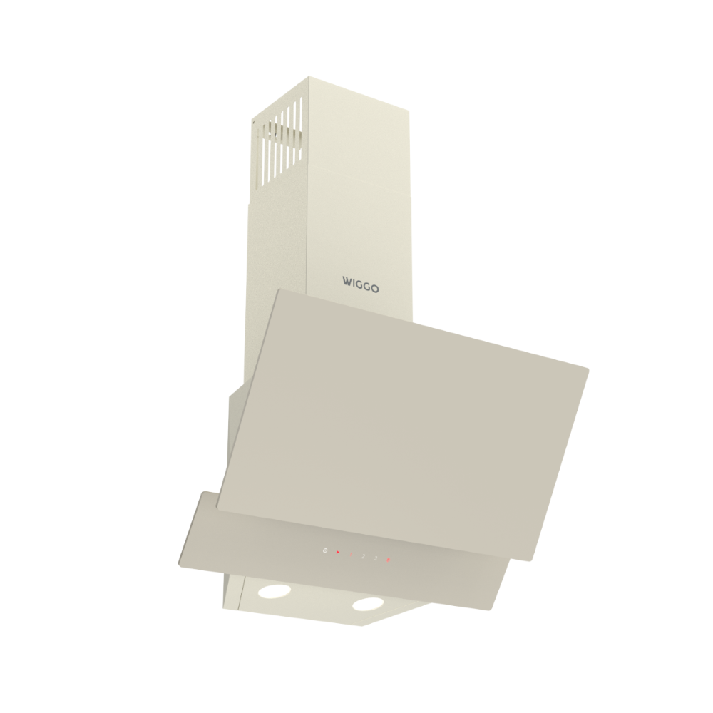 Wiggo WE-A532G(C) Schuine Afzuigkap - 50 cm - Creme