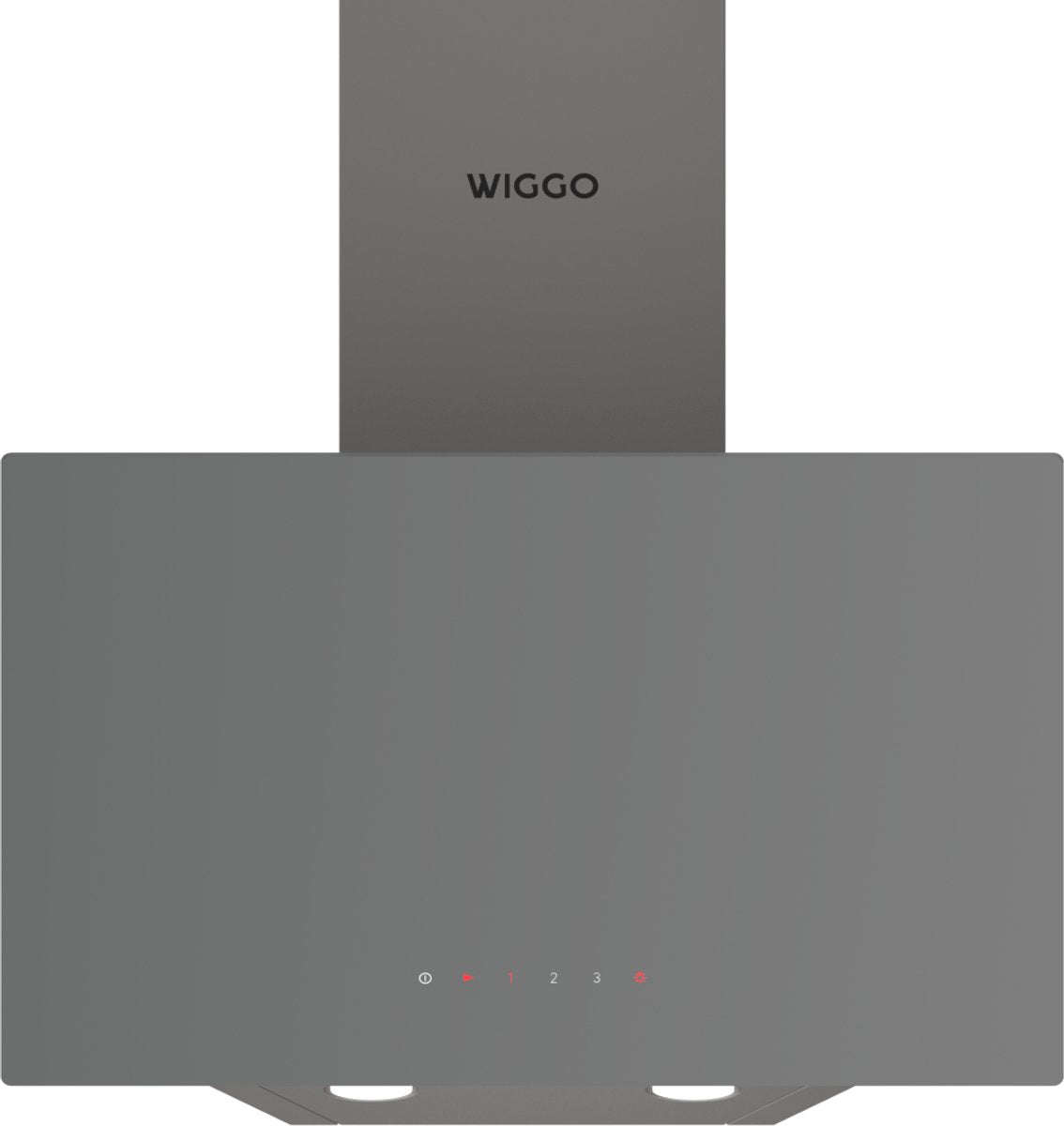 Wiggo WE-A531G(G) Schuine Afzuigkap - 50 cm - Grijs