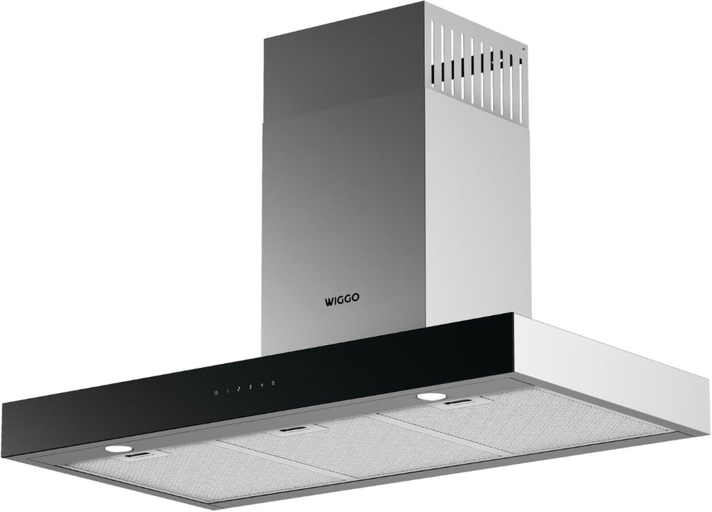 Wiggo WE-A941T(X) Wandschouw Afzuigkap - 90 cm - Roestvrijstaal