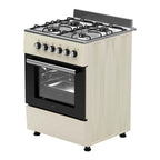 Wiggo WO-E606A(CX) Vrijstaande Gasfornuis - 60 cm - Creme