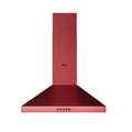 Wiggo WE-A530P(R) Wandschouw Afzuigkap - 50 cm - Rood