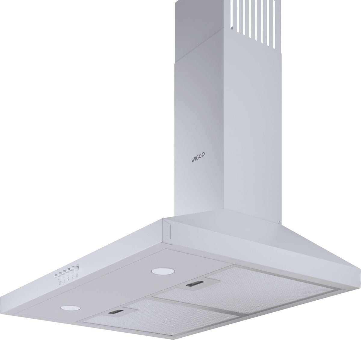 Wiggo WE-A630P(W) Wandschouw Afzuigkap - 60 cm - Wit