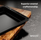 Wiggo WA-OT2 Diepe Bakplaat - 46 cm - Zwart