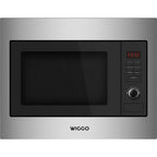 Wiggo WBM-G6025(BX) Inbouw Combi Magnetron - 46 cm - Zwart