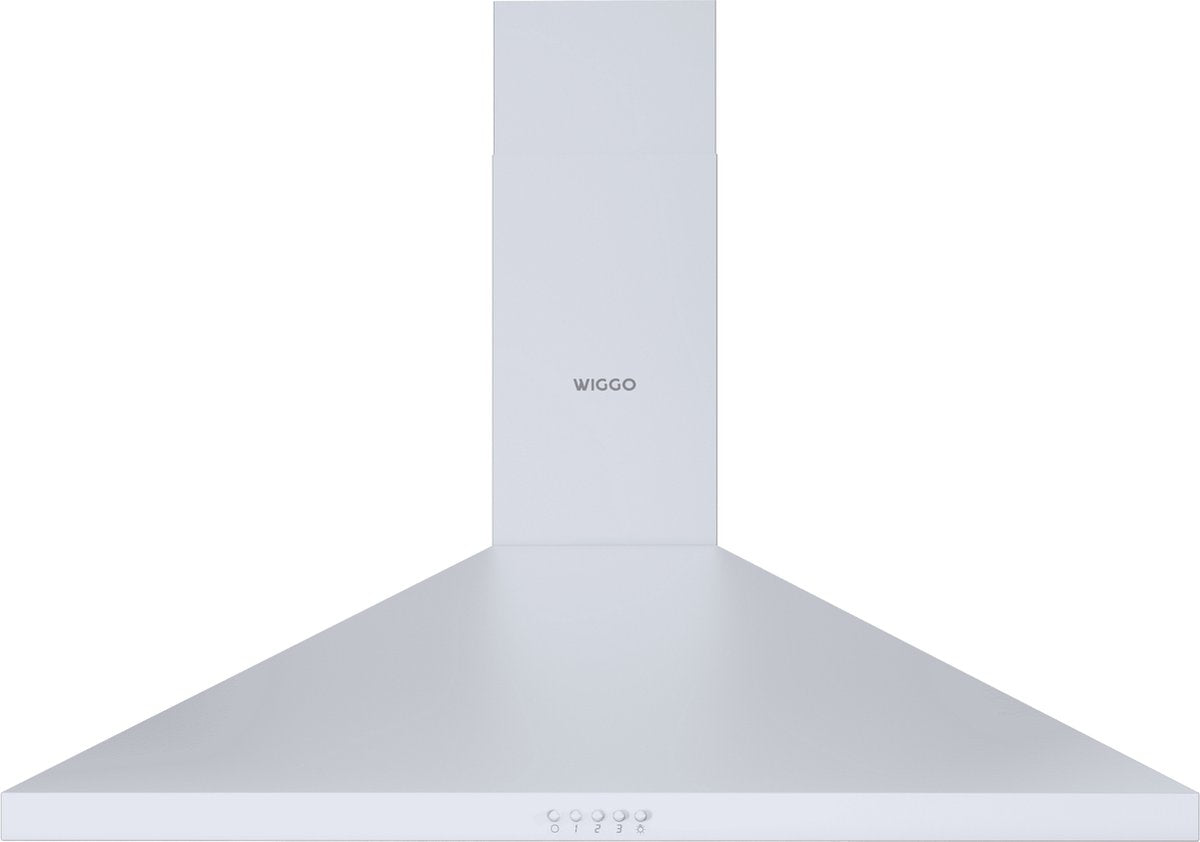 Wiggo WE-A930P(W) Wandschouw Afzuigkap - 90 cm - Wit
