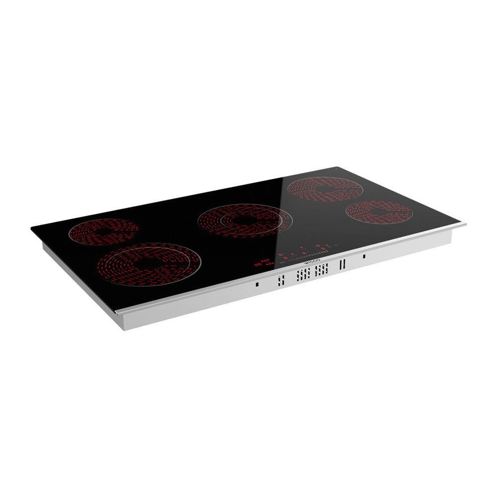 Wiggo WH-E975GC(B) Inbouw Keramische Kookplaat - 60 cm - Zwart