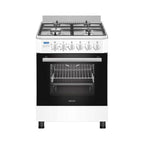 Wiggo WO-E609R(WX) Vrijstaande Gasfornuis - 60 cm - Roestvrijstaal