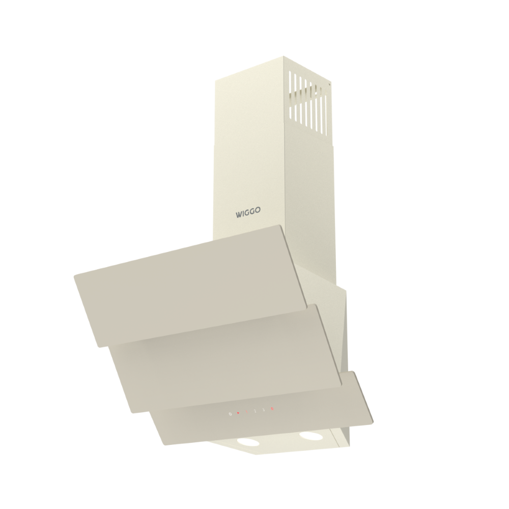 Wiggo WE-A533G(C) Schuine Afzuigkap - 50 cm - Creme