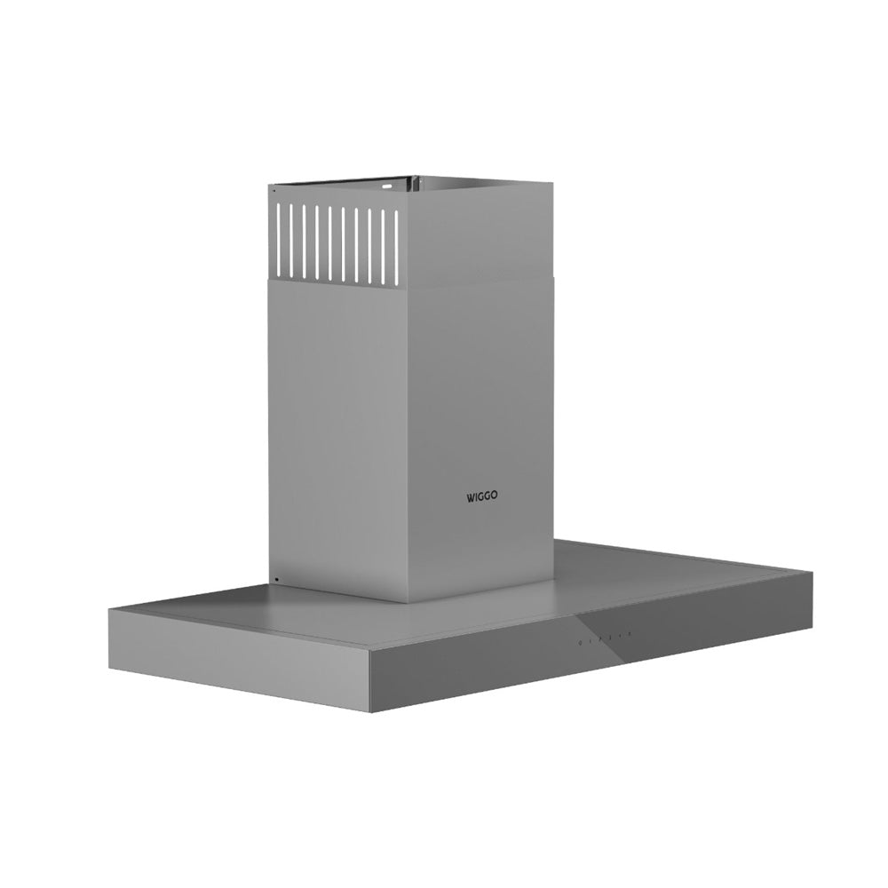 Wiggo WE-A941T(G) Wandschouw Afzuigkap - 90 cm - Grijs