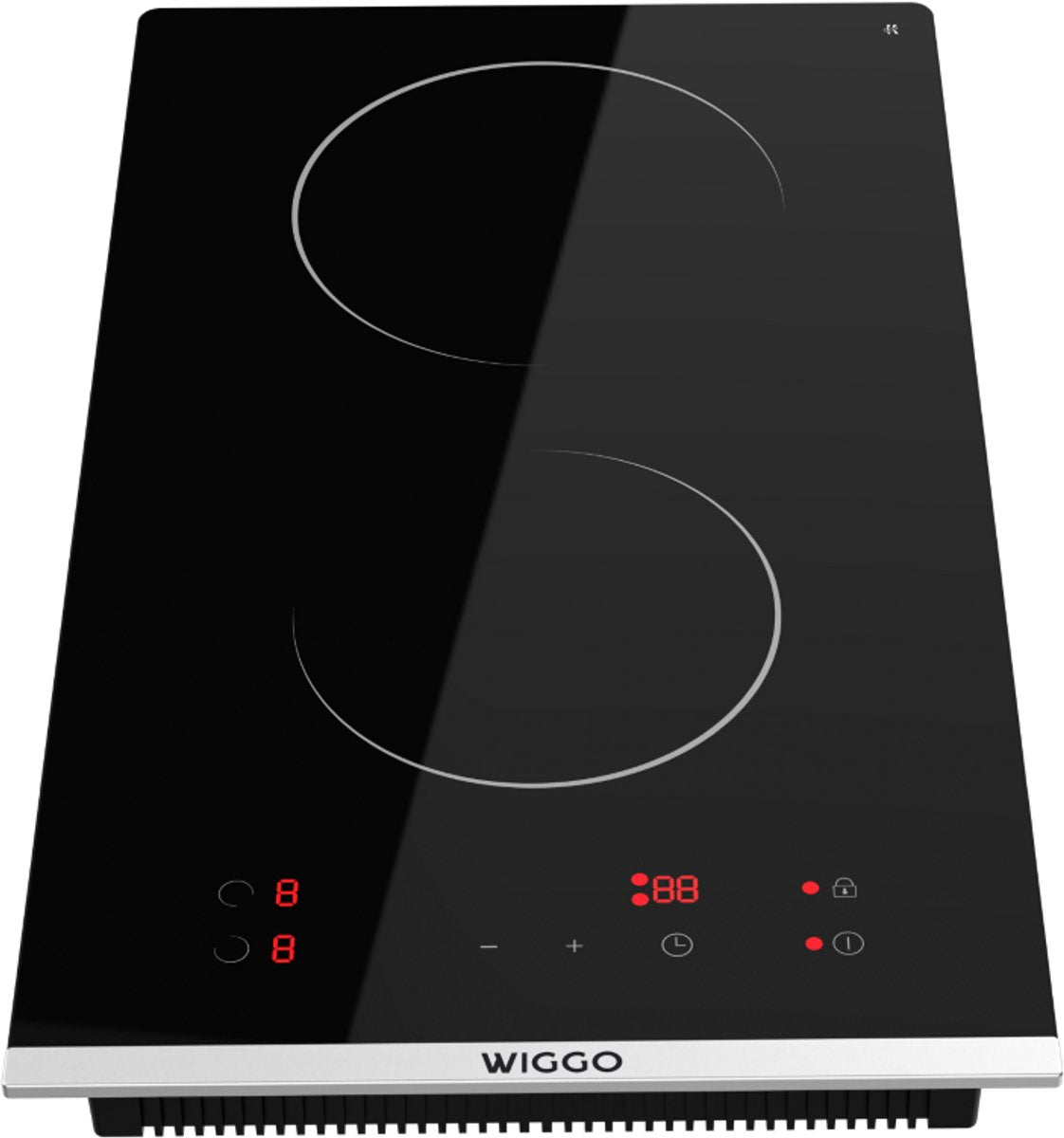 Wiggo WH-E312G(B) Inbouw Inductie Kookplaat - 30 cm - Zwart