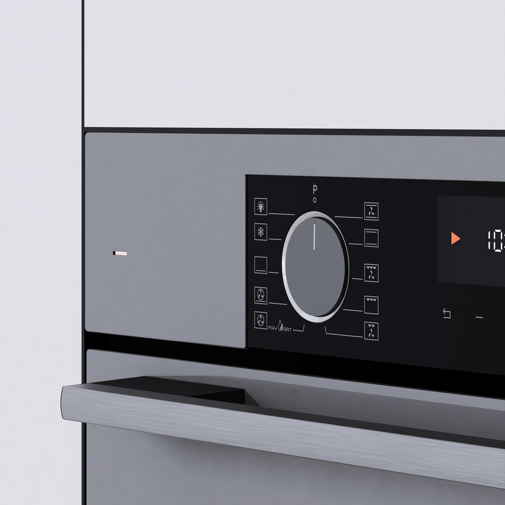 Wiggo WO-BFA610(G) Inbouw Oven - 60 cm - Grijs