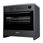 Wiggo WIO-E921A(BX) Vrijstaande Inductiefornuis - 90 cm - Zwart