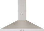Wiggo WE-A930P(C) Wandschouw Afzuigkap - 90 cm - Creme