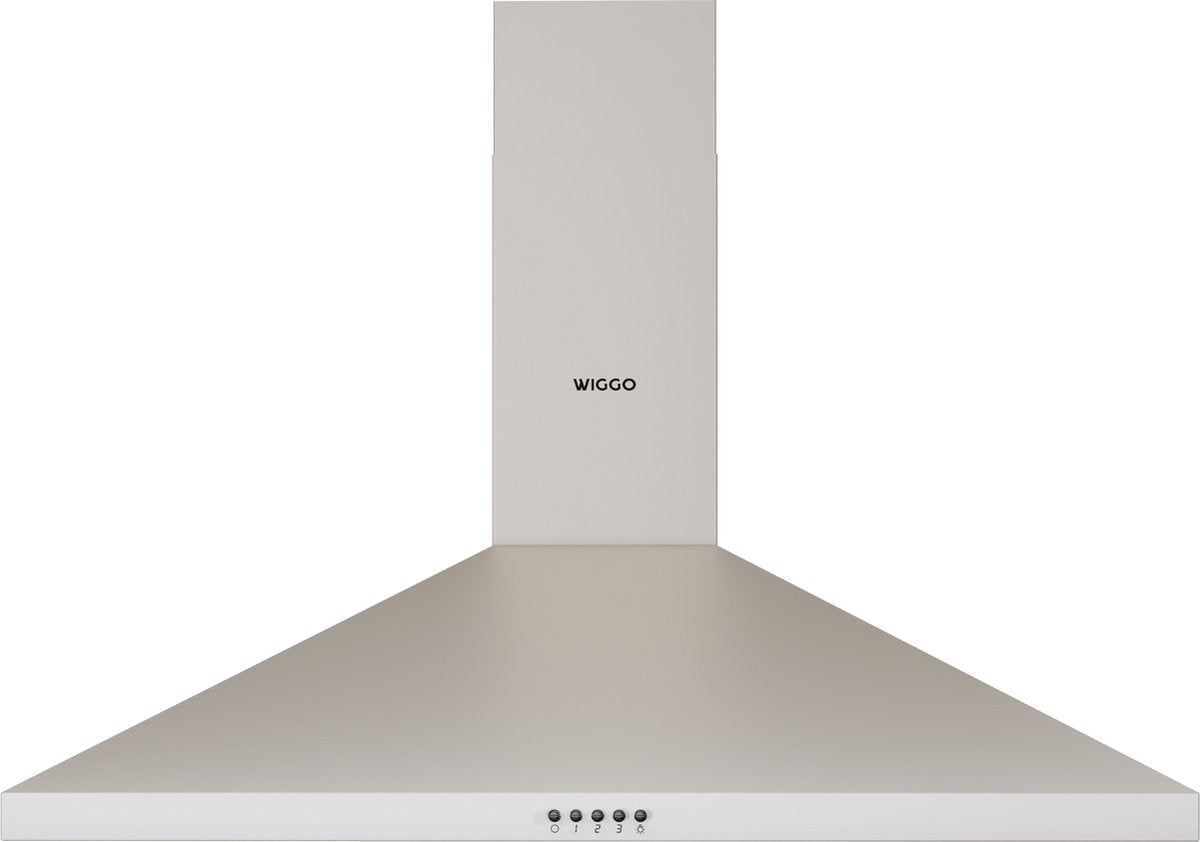 Wiggo WE-A930P(C) Wandschouw Afzuigkap - 90 cm - Creme