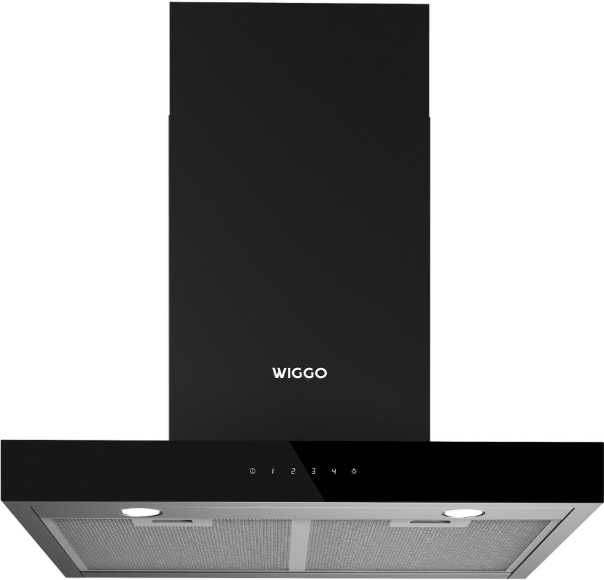 Wiggo WE-A641T(B) Wandschouw Afzuigkap - 60 cm - Zwart