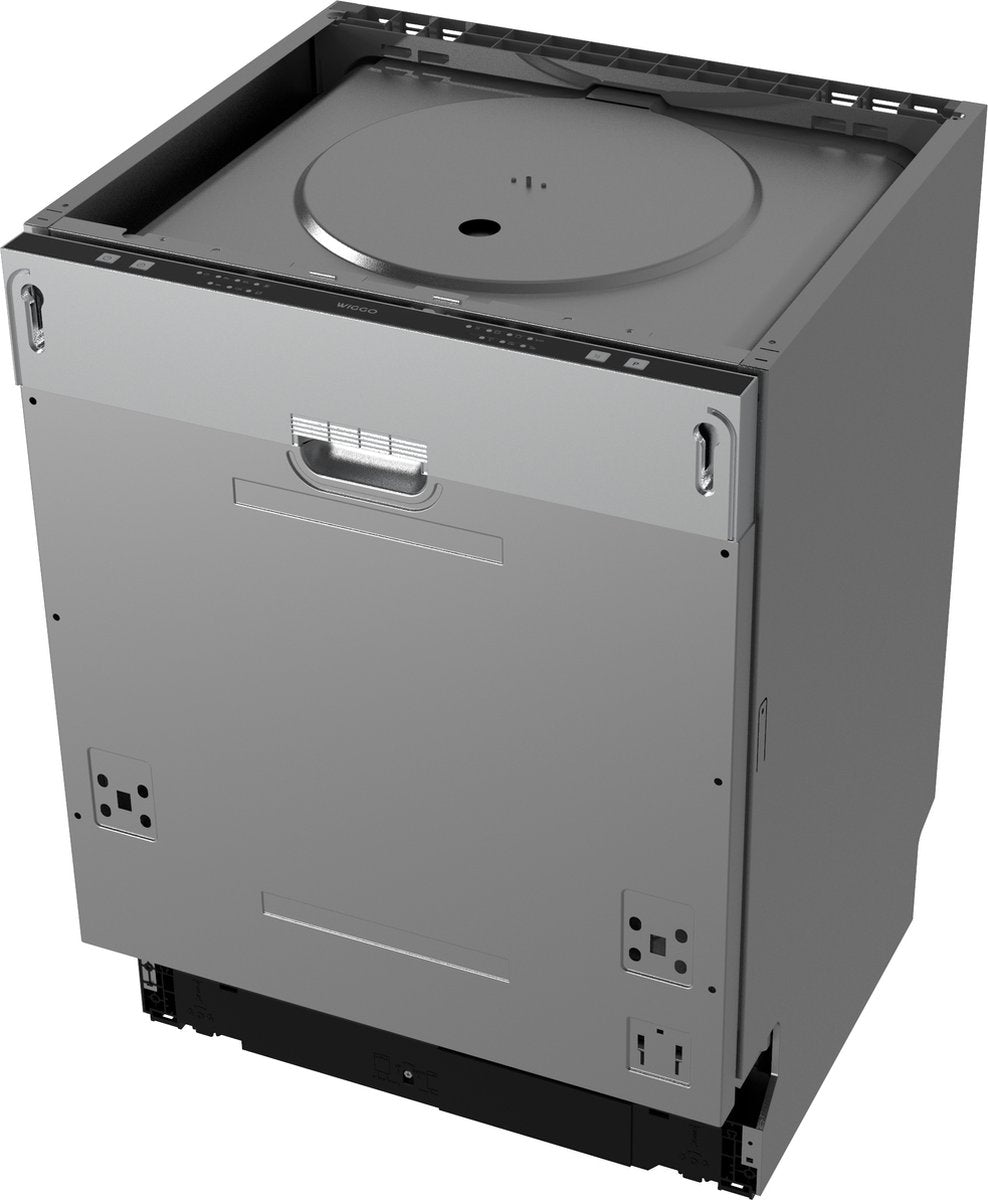 Wiggo WD-B6126E(X) Inbouw Vaatwasser - 60 cm - Roestvrijstaal