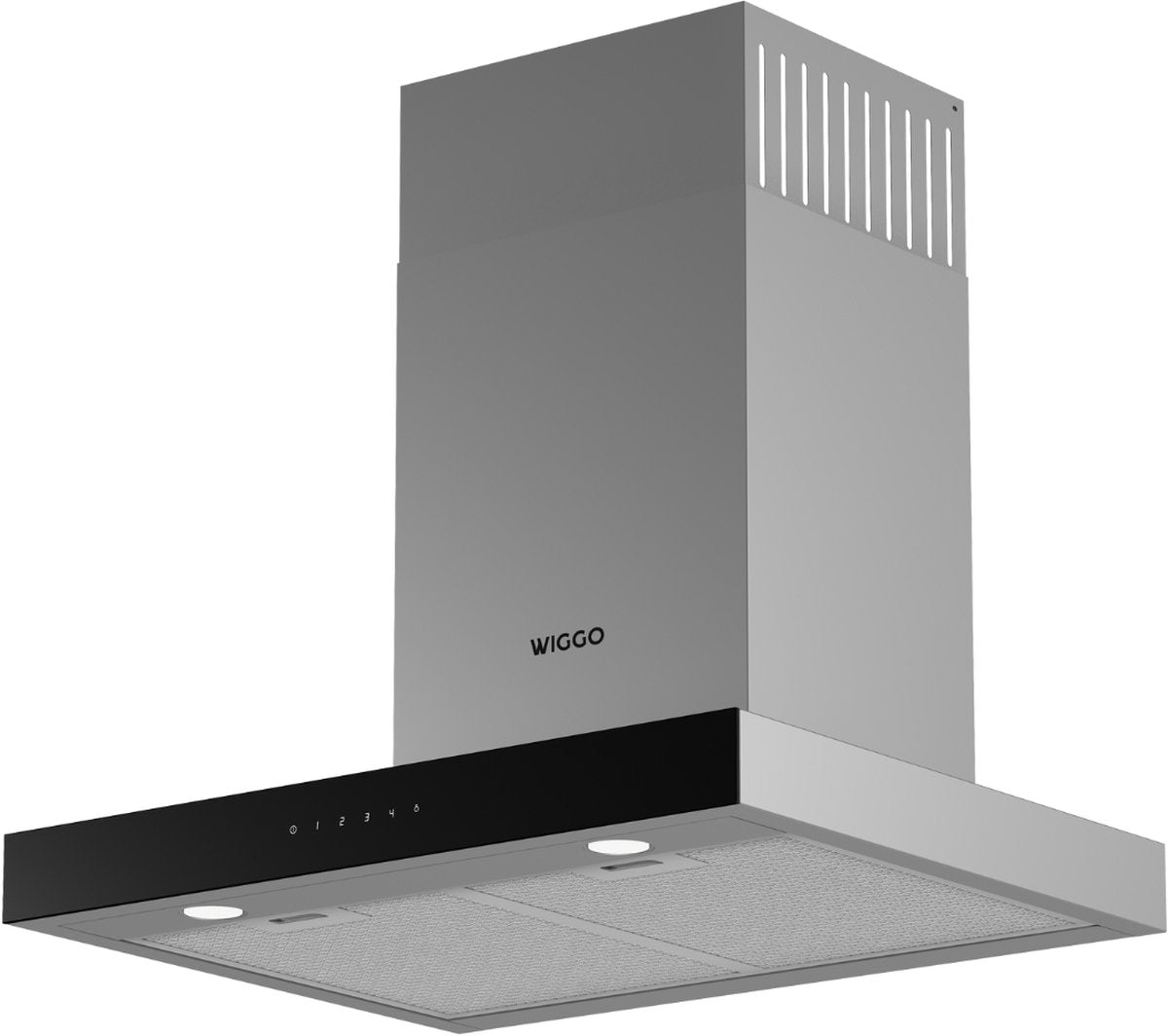 Wiggo WE-A641T(X) Wandschouw Afzuigkap - 60 cm - Roestvrijstaal