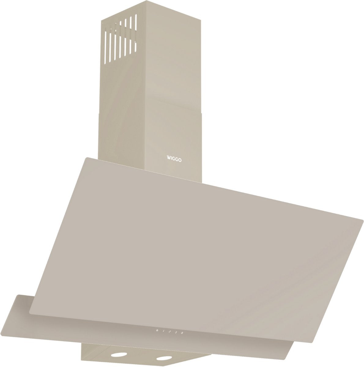 Wiggo WE-A942G(C) Schuine Afzuigkap - 90 cm - Creme