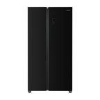 Wiggo WR-SBS18E(B) Amerikaanse Koelkast - 90 cm - Zwart