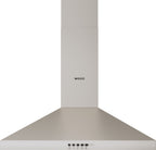 Wiggo WE-A630P(C) Wandschouw Afzuigkap - 60 cm - Creme